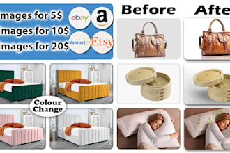 do professional ecommerce photo editing, background removal product retouching