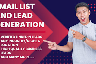 build email list for cold email marketing, lead generation