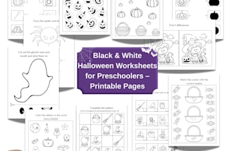 custom black and white preschool worksheets