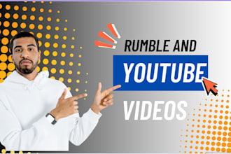 do real rumble and youtube promotion to boost views