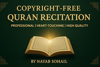 do copyright free quran recitation for youtube