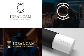 design creative photography and camera logo