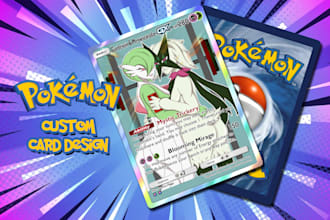 draw a personalised pokémon tcg for you