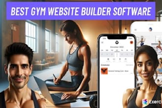develop a custom fitness, gym workout, and sports website