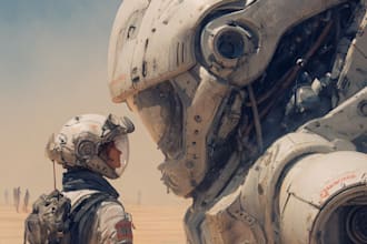 design sci fi illustration and sci fi art