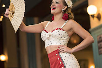 draw a pin up girl and pin up girl