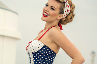 create a pin up girl and pin up girl