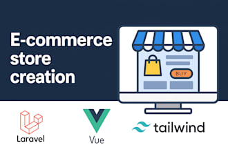 crearé un comercio electrónico profesional con laravel