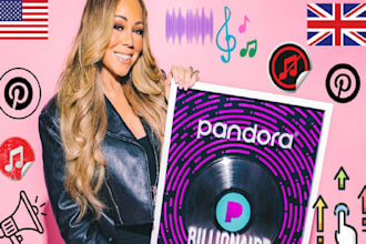 viral pandora music promotion for USA and UK audience boost streams and exposure