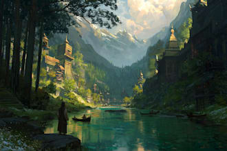 create environment concept art