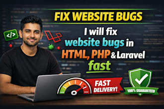 fix laravel ecommerce bugs and customize your store