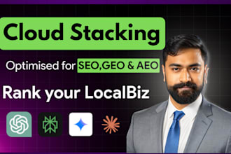 cloud stacks backlinks to rank for local SEO , GEO and ai recommendations