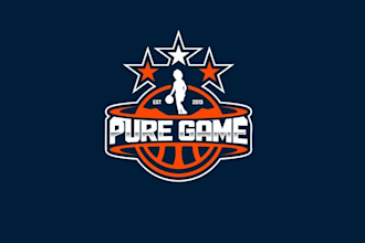 design awesome pure game logo