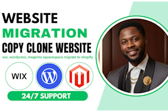 clone website wix to wordpress copy clone website migrate wordpress to shopify