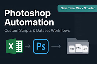 automate your photoshop workflows with scripts and datasets