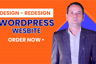 do custom wordpress website or ecommerce website design as full stack dev