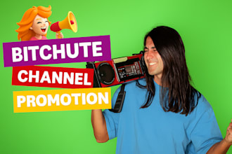 promote your bitchute channel for more views and subscribers