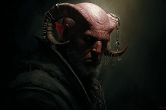 make dark art, horror or skull artworks illustration