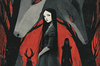 draw horror and dark fantasy illustrations