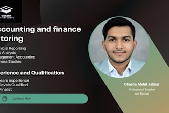 be your accounting and finance tutor