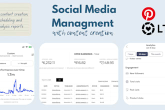 manage your pinterest, ltk and instagram with content