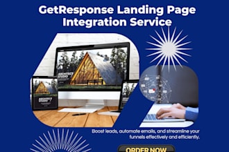create integrate getresponse landing pages with automation