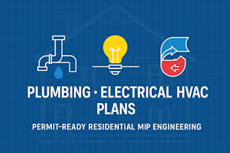 plumbing design electrical wiring hvac ductwork plans