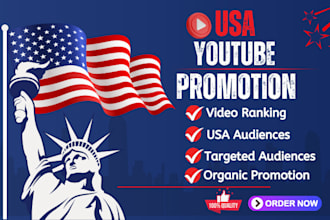 organic USA youtube promotion, USA video grow subscription for channel