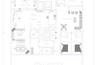 professional 2d floor plan design for homes