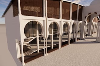 create realistic 3d architectural models and renderings