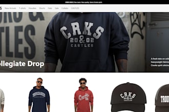 streetwear website y2k shopify website clothing brand website clothing website