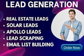 generate verified email leads, niche targeted leads, real estate and solar leads