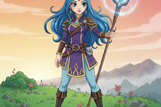 draw 2d game character or 2d game character