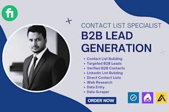 b2b lead generation and contact list building
