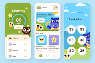 build children activities app, kids games app, early learning app, kids fun app