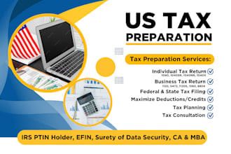 do US tax preparation individuals and business ptin holder federal and states