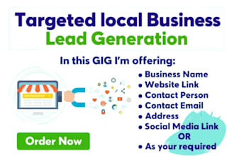 do targeted local business lead generation for small and large businesses