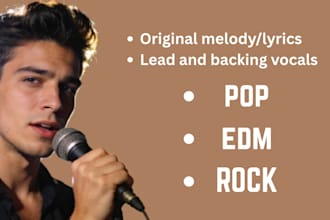 sing rock male singer, pop male singer rock singer edm metal vocalist