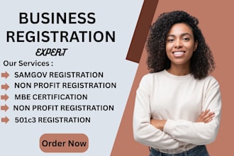 non profit business registration, 501c3 mbe ein cage code uei mbe 8a sam gov