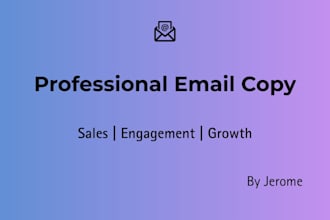 write persuasive email copy that sells