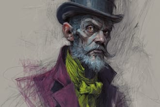 draw a horror illustration