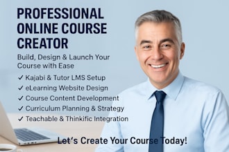 create online course content, curriculum, ebook writer, course video, ppt slides