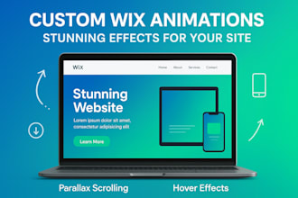 add custom animations to your wix website for stunning looks