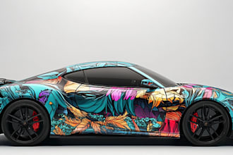 create van wrap, truck wrap, wrap design or custom vehicle