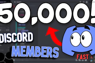 grow, advertise and boost ur discord server organic promotion get real member