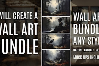 create digital art for you to sell on etsy or other online platforms