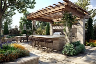 design landsca hardscape outdoor kitchen landscape architect