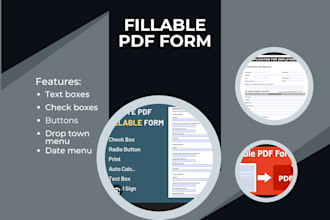 create fillable pdf form