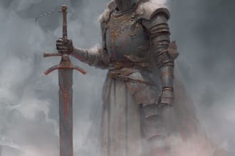 do horror character illustration
