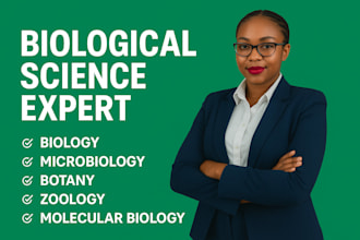 assist on immunology, biotechnology, ecology, evolution, genetics